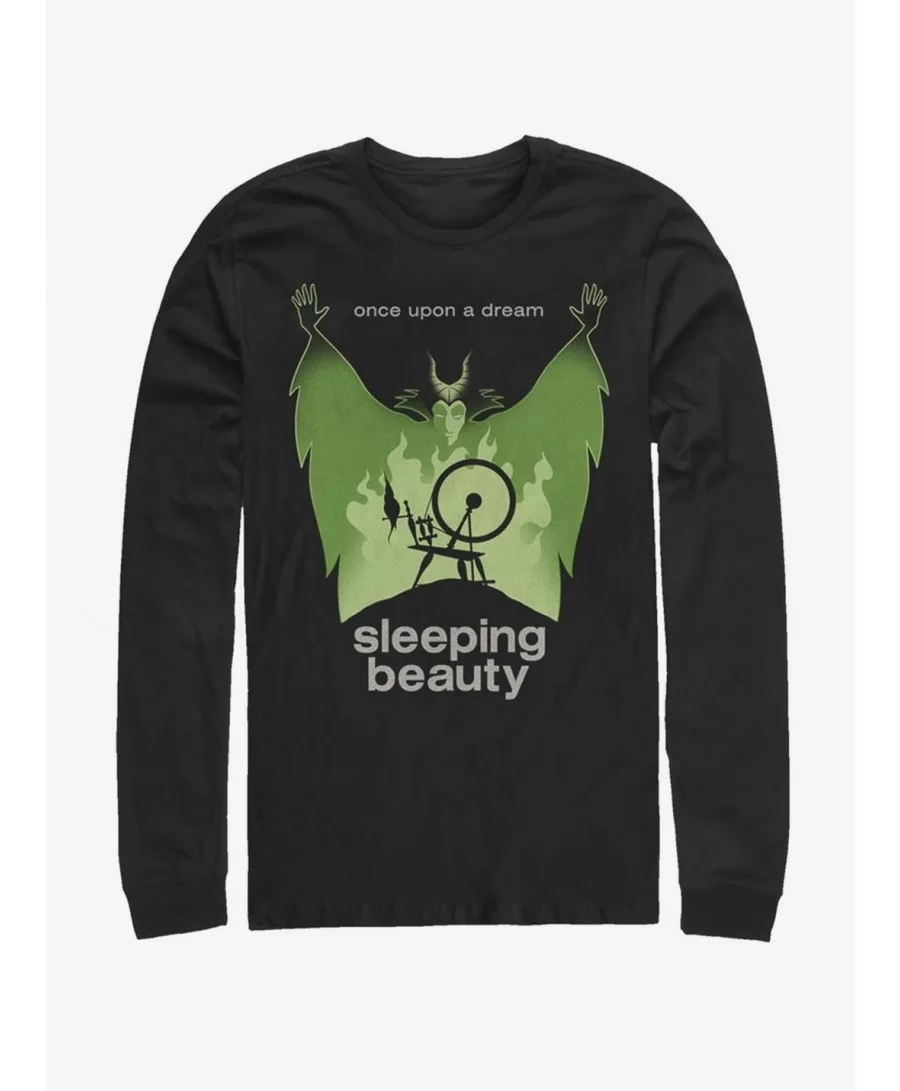 Special Disney Sleeping Beauty Spinning Wheel Long-Sleeve T-Shirt $10.26 T-Shirts