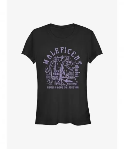 Value for Money Disney Maleficent Maleficent Verbiage Girls T-Shirt $11.95 T-Shirts