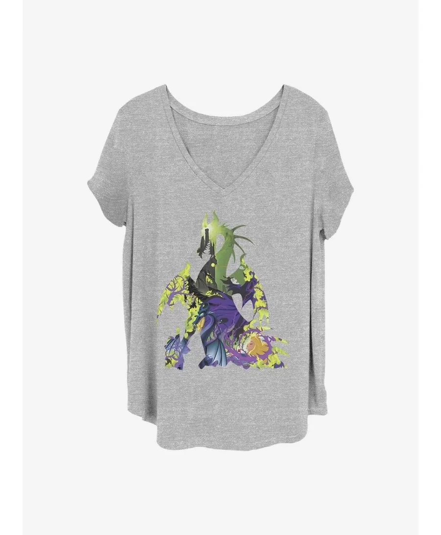 Limited-time Offer Disney Sleeping Beauty Dragon Form Girls T-Shirt Plus Size $7.63 T-Shirts