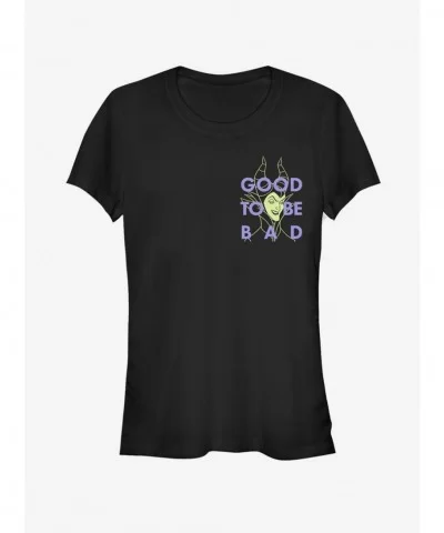 Discount Sale Disney Sleeping Beauty Bad Maleficent Girls T-Shirt $11.21 T-Shirts