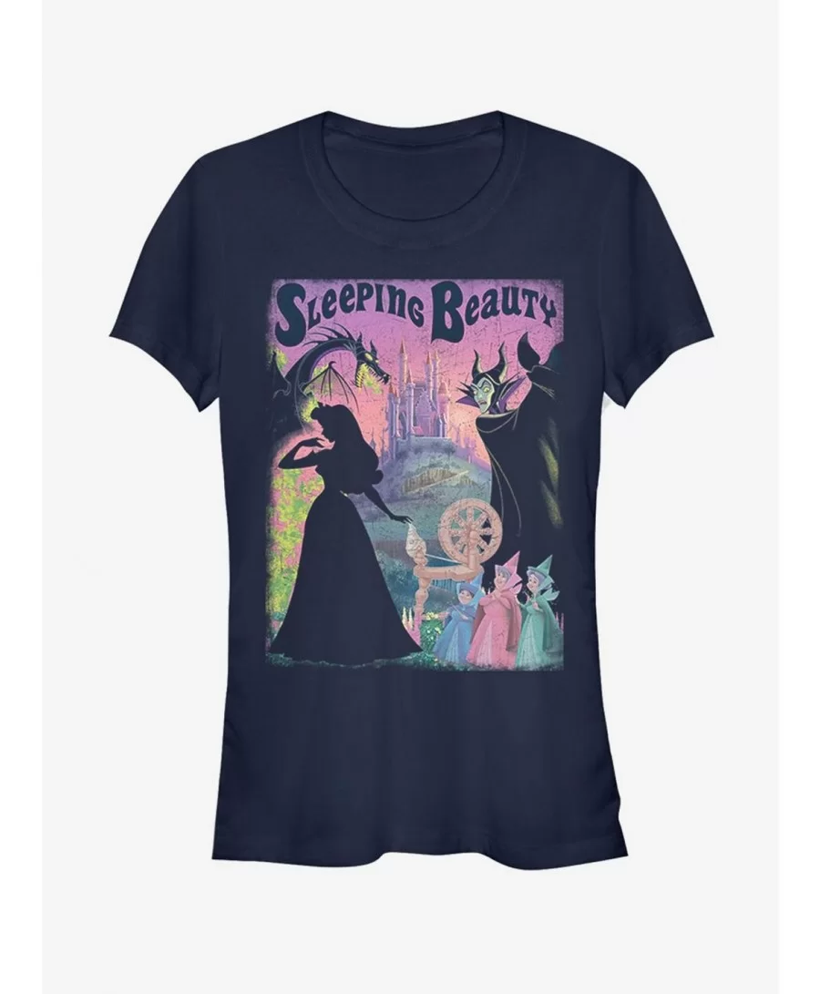 Huge Discount Disney Sleeping Beauty Poster Girls T-Shirt $7.97 T-Shirts