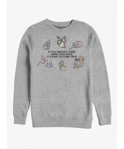 Seasonal Sale Disney Sleeping Beauty Dream It Crew Sweatshirt $9.74 Sweatshirts