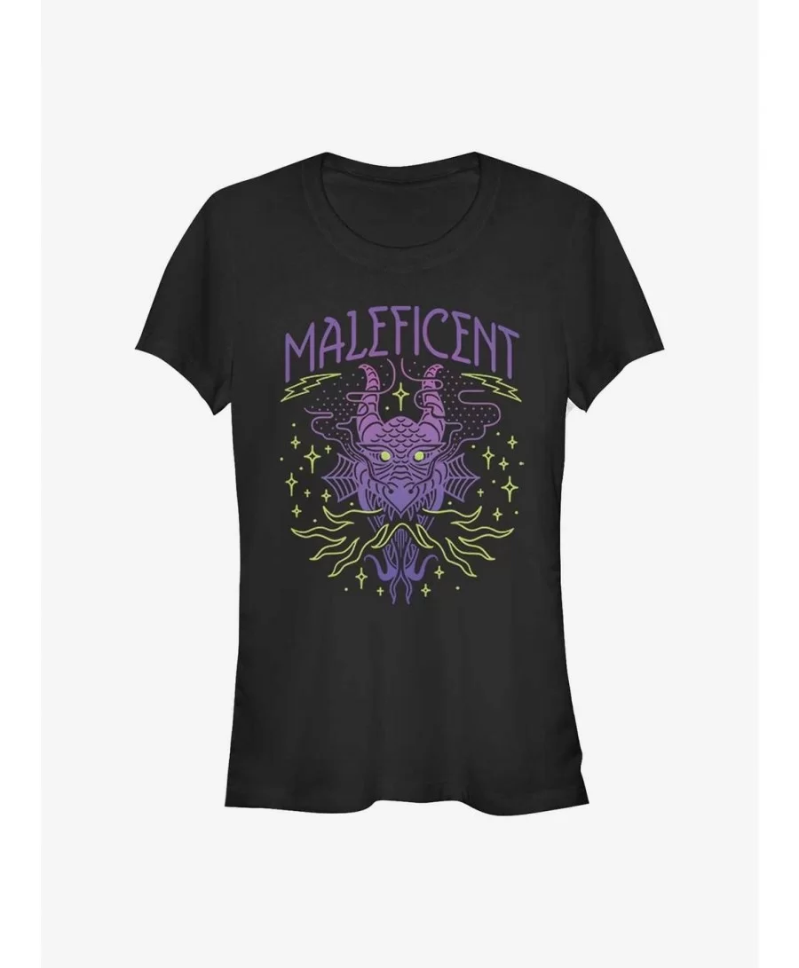 Limited Time Special Disney Maleficent Dragon Back Girls T-Shirt $9.21 T-Shirts