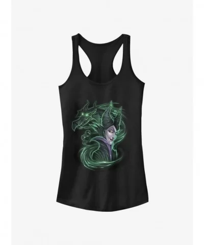 Pre-sale Discount Disney Sleeping Beauty Dark Magic Girls Tank $8.57 Tanks