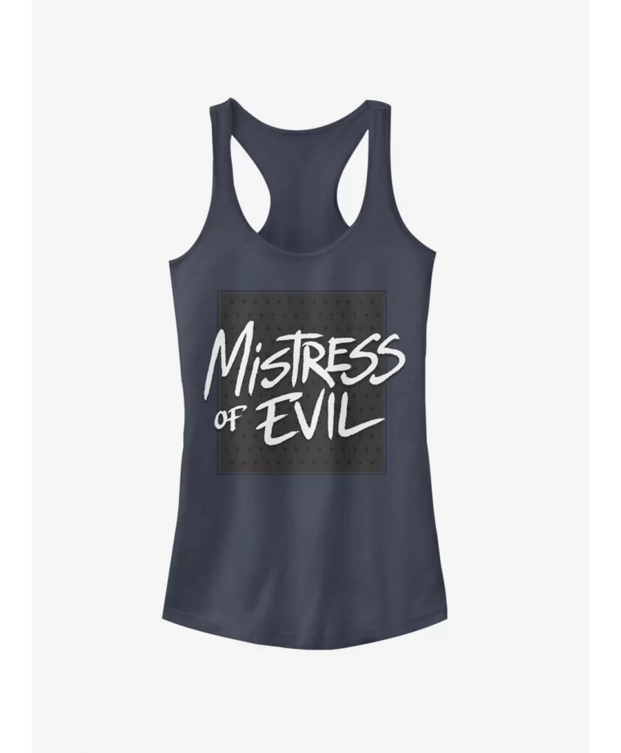 Fashion Disney Maleficent: Mistress Of Evil Bold Text Girls Tank $8.57 Tanks