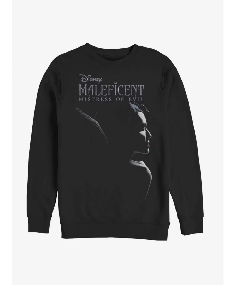 Value for Money Disney Maleficent: Mistress Of Evil Smirk Sweatshirt $12.99 Sweatshirts