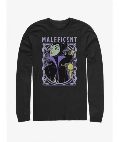 Exclusive Disney Sleeping Beauty Maleficent Color Long-Sleeve T-Shirt $12.11 T-Shirts