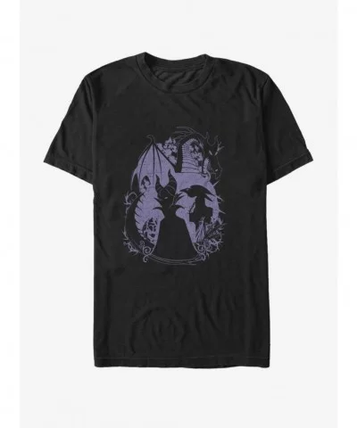 Cheap Sale Disney Villains Maleficent Bone Heart T-Shirt $8.84 T-Shirts