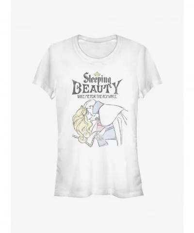 Special Disney Sleeping Beauty Wake Me For The Romance Girls T-Shirt $9.46 T-Shirts