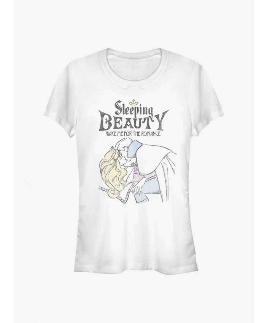 Special Disney Sleeping Beauty Wake Me For The Romance Girls T-Shirt $9.46 T-Shirts