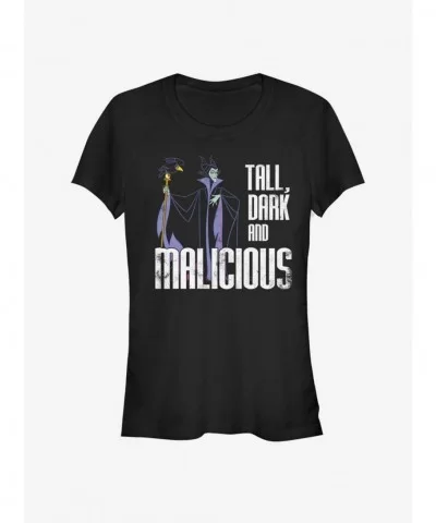 Absolute Discount Disney Villains Maleficent Tall N' Dark Girls T-Shirt $9.96 T-Shirts