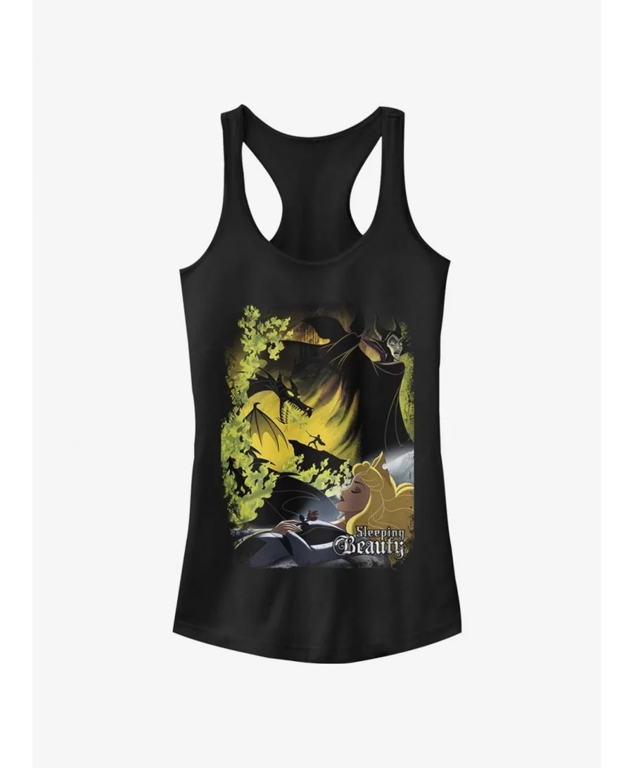 New Arrival Disney Sleeping Beauty Sleeping Poster Girls Tank $6.57 Tanks