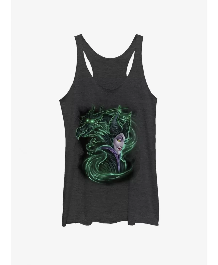 Fashion Disney Villains Maleficent Dark Magic Girls Tank $8.08 Tanks