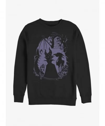 Clearance Disney Villains Maleficent Bone Heart Sweatshirt $13.58 Sweatshirts