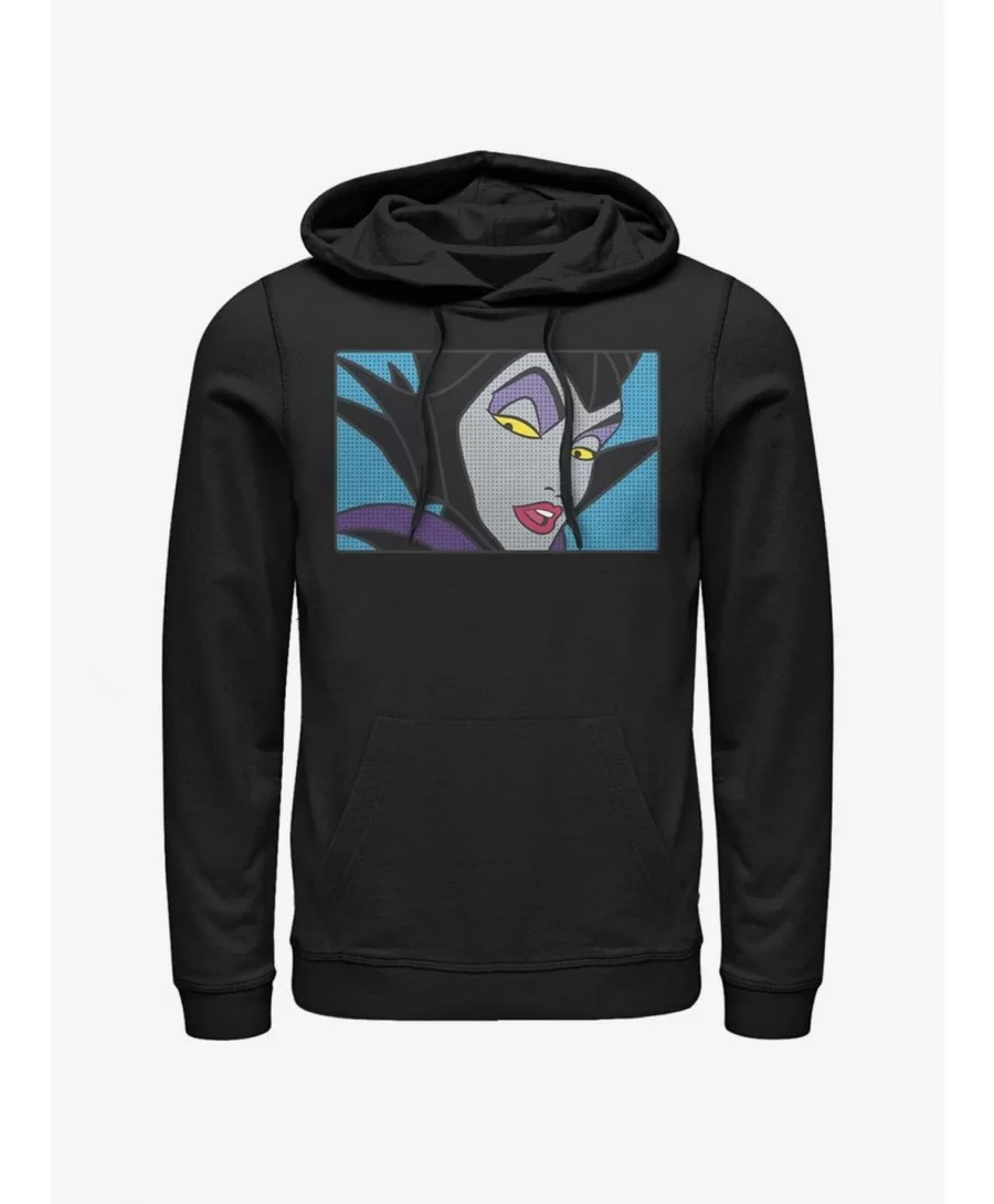 Unique Disney Sleeping Beauty Maleficent Eyes Hoodie $16.88 Hoodies