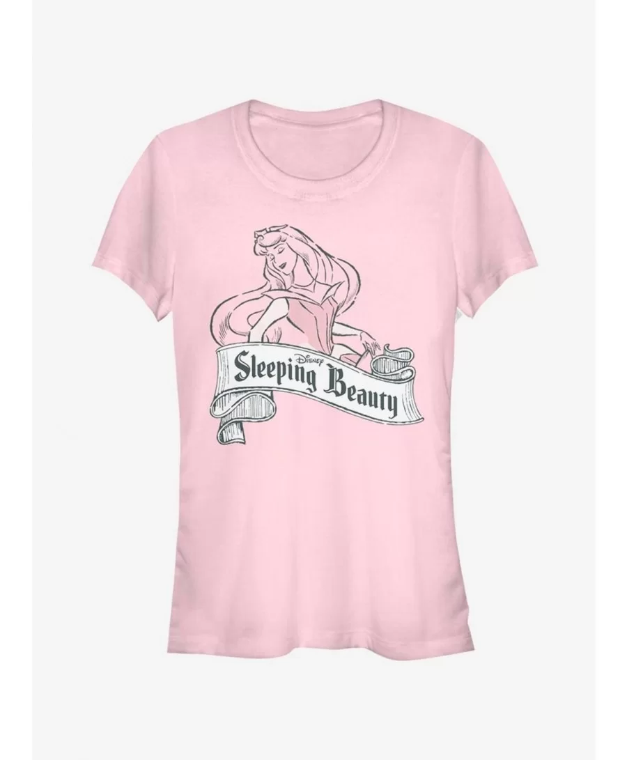 Limited-time Offer Disney Sleeping Beauty Antique Aurora Girls T-Shirt $11.95 T-Shirts