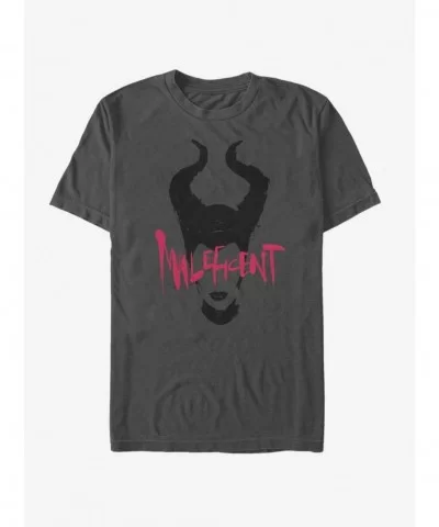 Flash Deal Disney Maleficent: Mistress Of Evil Paint Silhouette T-Shirt $9.32 T-Shirts