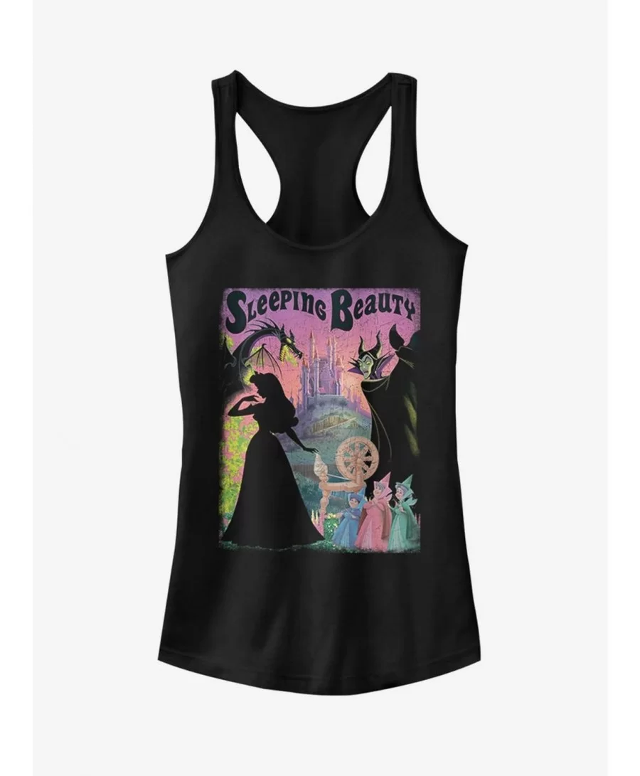 New Arrival Disney Sleeping Beauty Poster Girls Tank Top $8.96 Tops