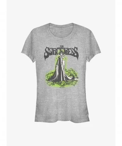 Bestselling Disney Maleficent Green Sorceress Girls T-Shirt $11.70 T-Shirts