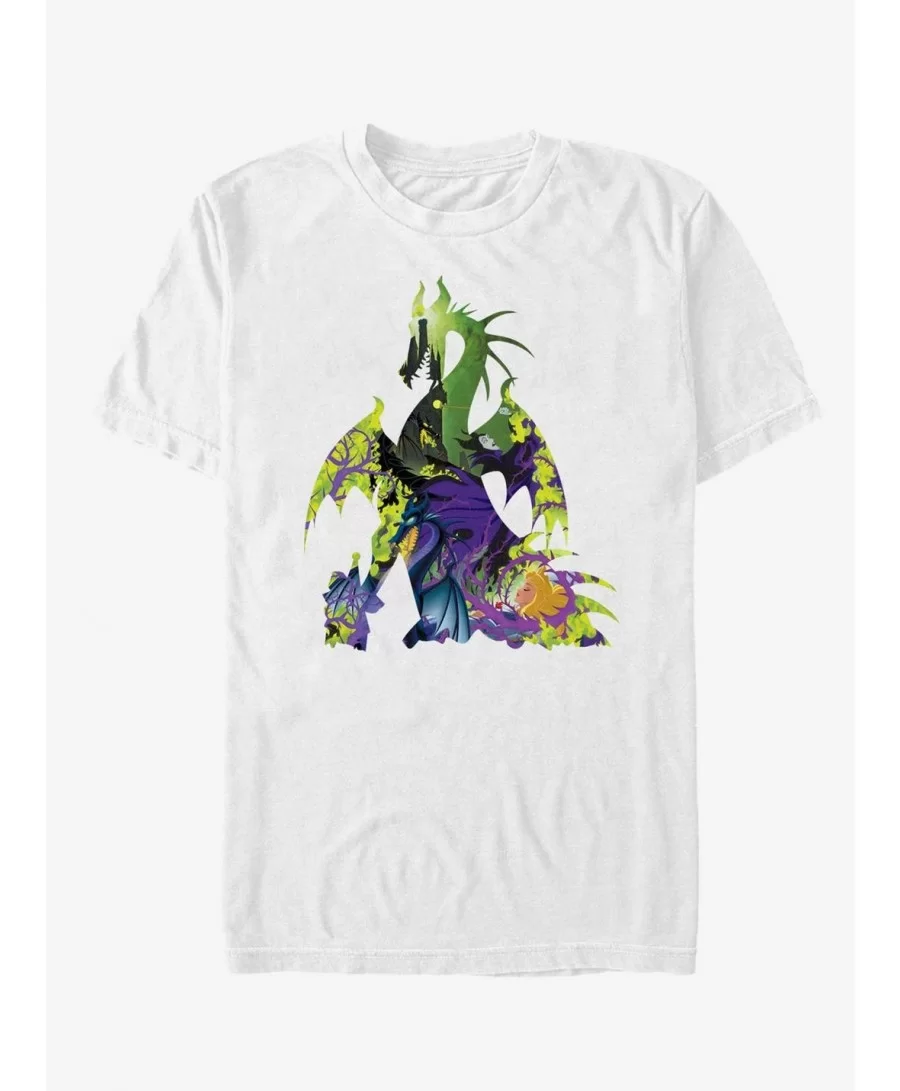 Fashion Disney Sleeping Beauty Dragon Form T-Shirt $8.84 T-Shirts