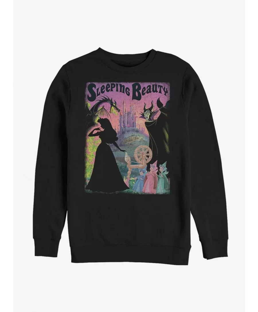 Bestselling Disney Sleeping Beauty Poster Sweatshirt $9.15 Sweatshirts