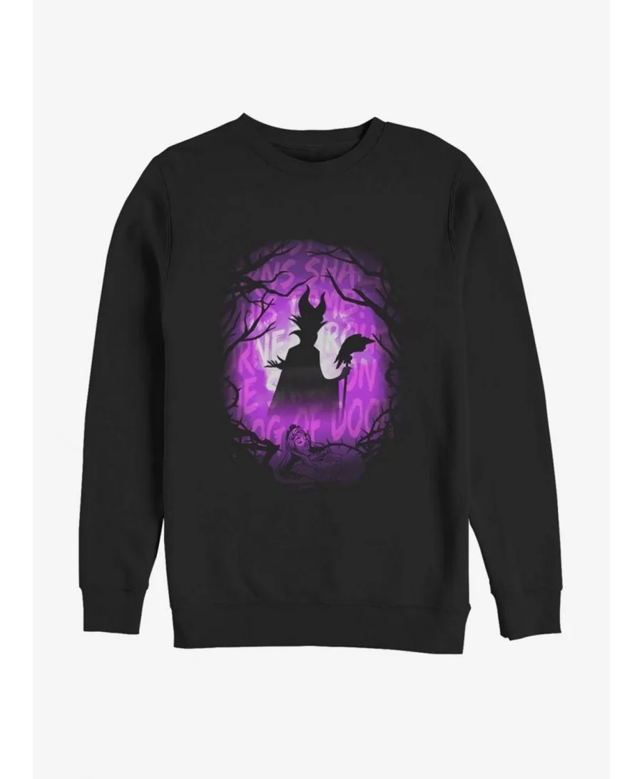 Flash Sale Disney Villains Maleficent Looming Doom Sweatshirt $14.76 Sweatshirts