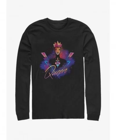 Clearance Disney Snow White And The Seven Dwarfs Evil Queen Rock Long-Sleeve T-Shirt $9.48 T-Shirts