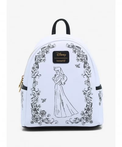 Unique Loungefly Disney Sleeping Beauty Aurora Mini Backpack $18.21 Backpacks