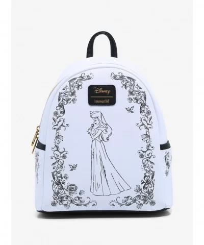 Unique Loungefly Disney Sleeping Beauty Aurora Mini Backpack $18.21 Backpacks