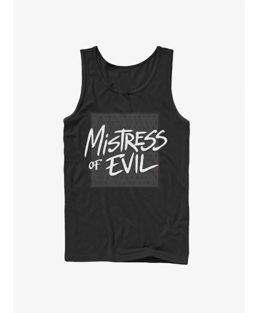 Fashion Disney Maleficent: Mistress Of Evil Bold Text Tank $8.96 Tanks