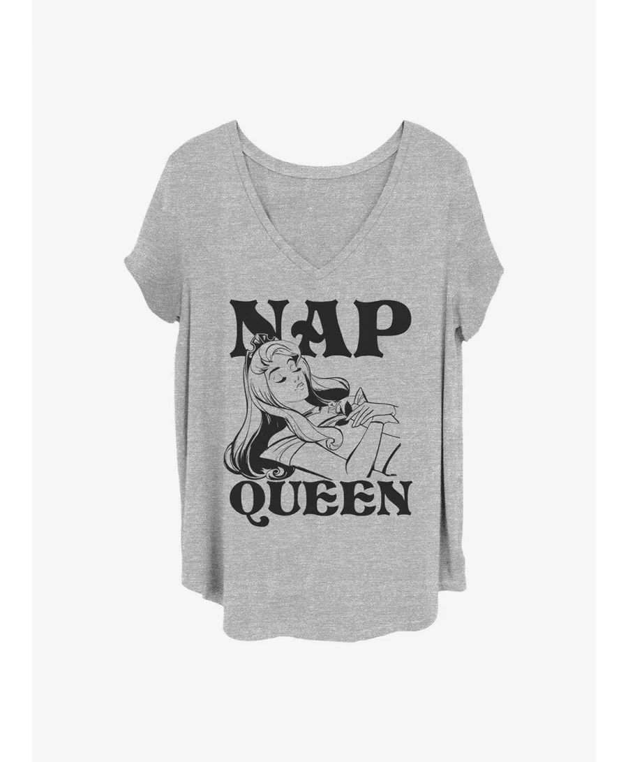 Special Disney Sleeping Beauty Aurora Nap Queen Girls T-Shirt Plus Size $7.63 T-Shirts