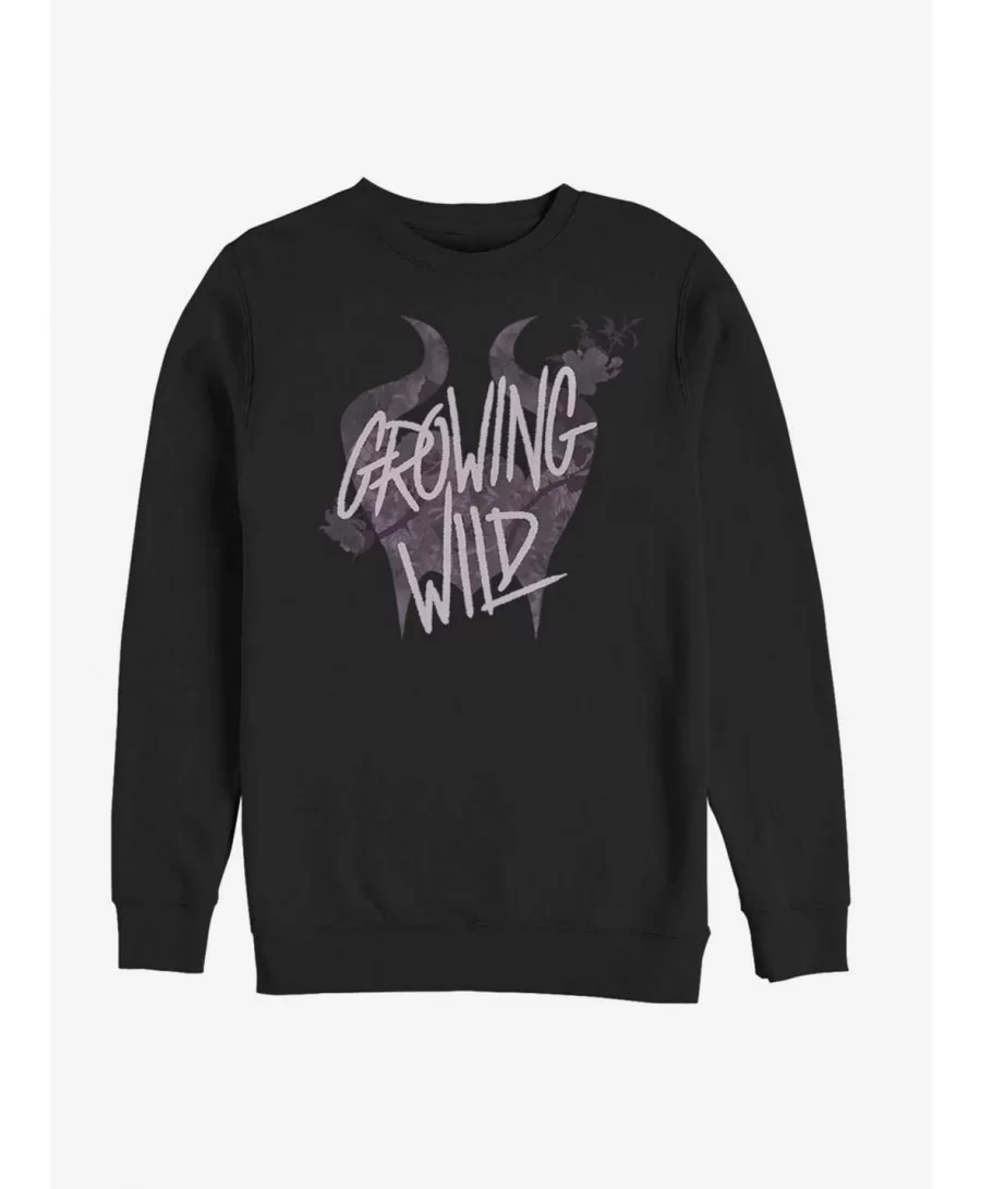 New Arrival Disney Maleficent: Mistress Of Evil Growing Wild Sweatshirt $14.17 Sweatshirts