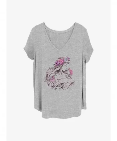 Seasonal Sale Disney Sleeping Beauty Aurora Blossom Girls T-Shirt Plus Size $10.87 T-Shirts