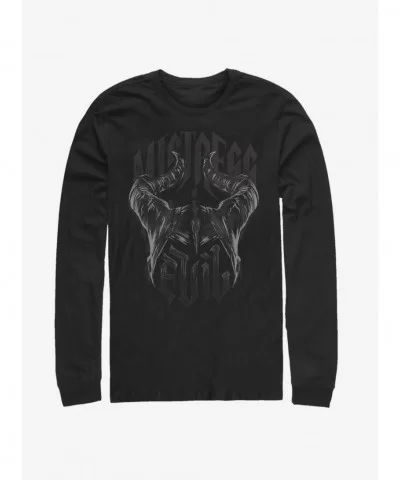 Value Item Disney Maleficent: Mistress Of Evil Metal Horns Long-Sleeve T-Shirt $8.95 T-Shirts