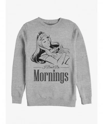 Pre-sale Discount Disney Sleeping Beauty No Mornings Crew Sweatshirt $14.76 Sweatshirts