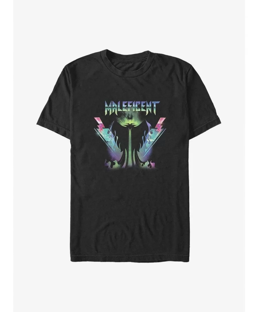 Discount Disney Maleficent Metal Rock Mistress Big & Tall T-Shirt $11.00 T-Shirts