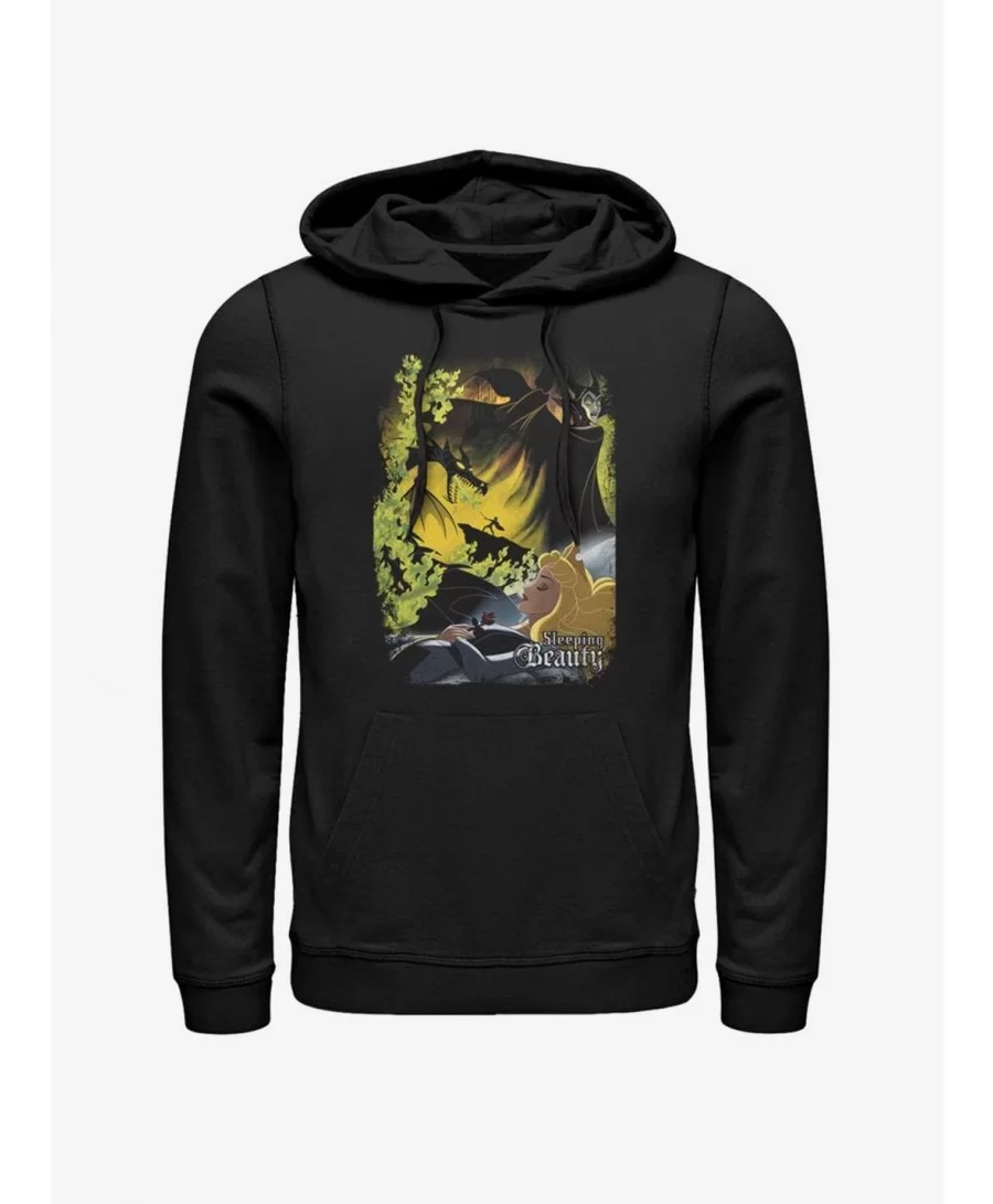 Value Item Disney Villains Maleficent Sleeping Poster Hoodie $14.01 Hoodies