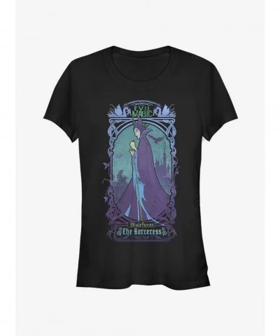 Low Price Disney Sleeping Beauty Maleficent The Sorceress Girls T-Shirt $9.21 T-Shirts