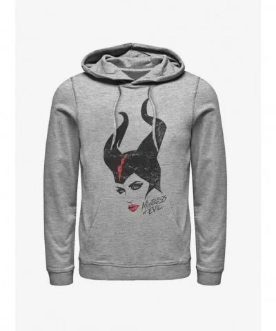 Sale Item Disney Maleficent: Mistress Of Evil Red Lipstick Hoodie $14.73 Hoodies