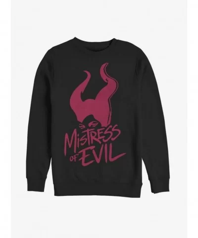 Discount Sale Disney Maleficent: Mistress of Evil Evil Stamp Sweatshirt $9.15 Sweatshirts