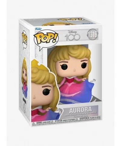 New Arrival Funko Disney100 Sleeping Beauty Pop! Aurora Vinyl Figure $6.45 Others