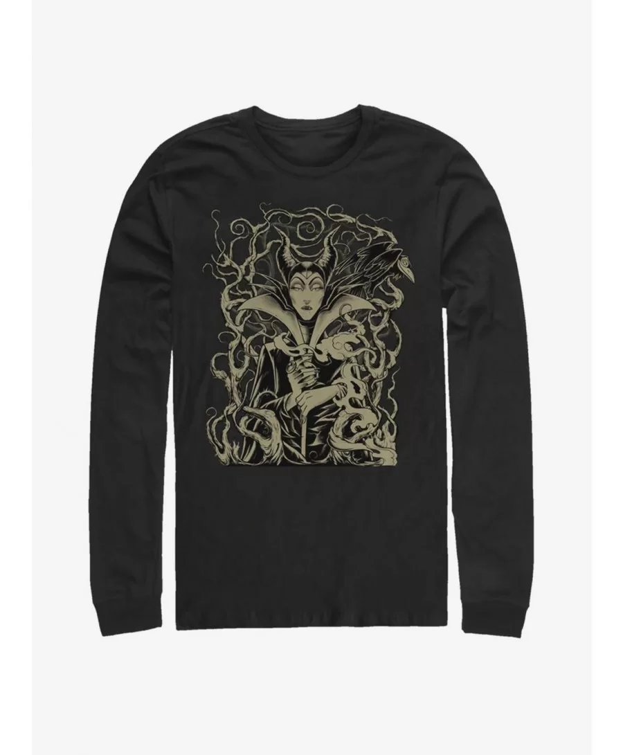 Exclusive Disney Villains Maleficent Curse Of Maleficent Long-Sleeve T-Shirt $8.42 T-Shirts