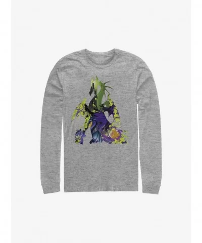 Discount Disney Sleeping Beauty Dragon Form Long-Sleeve T-Shirt $11.05 T-Shirts