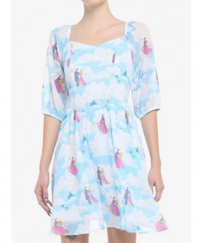 Crazy Deals Disney Sleeping Beauty Clouds Long-Sleeve Dress $14.05 Dresses