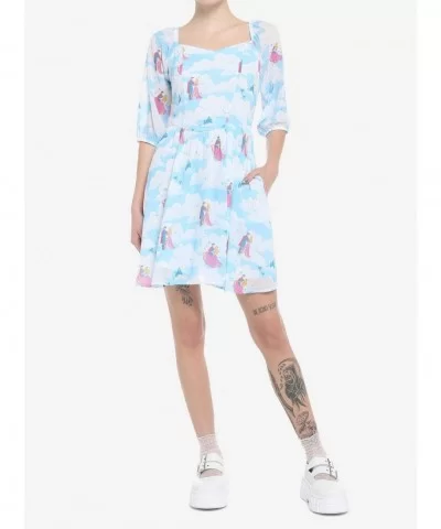 Crazy Deals Disney Sleeping Beauty Clouds Long-Sleeve Dress $14.05 Dresses