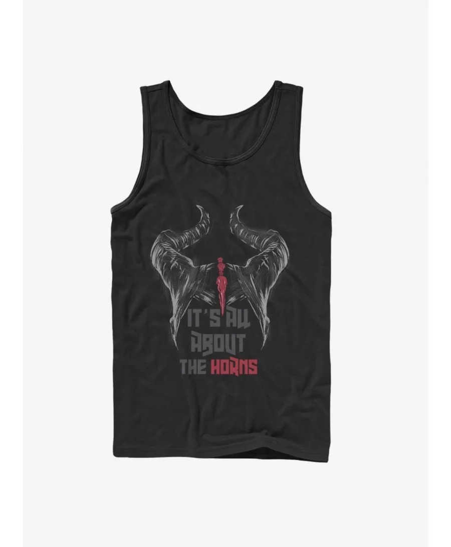 Low Price Disney Maleficent: Mistress Of Evil It's All About The Horns Tank $7.97 Tanks