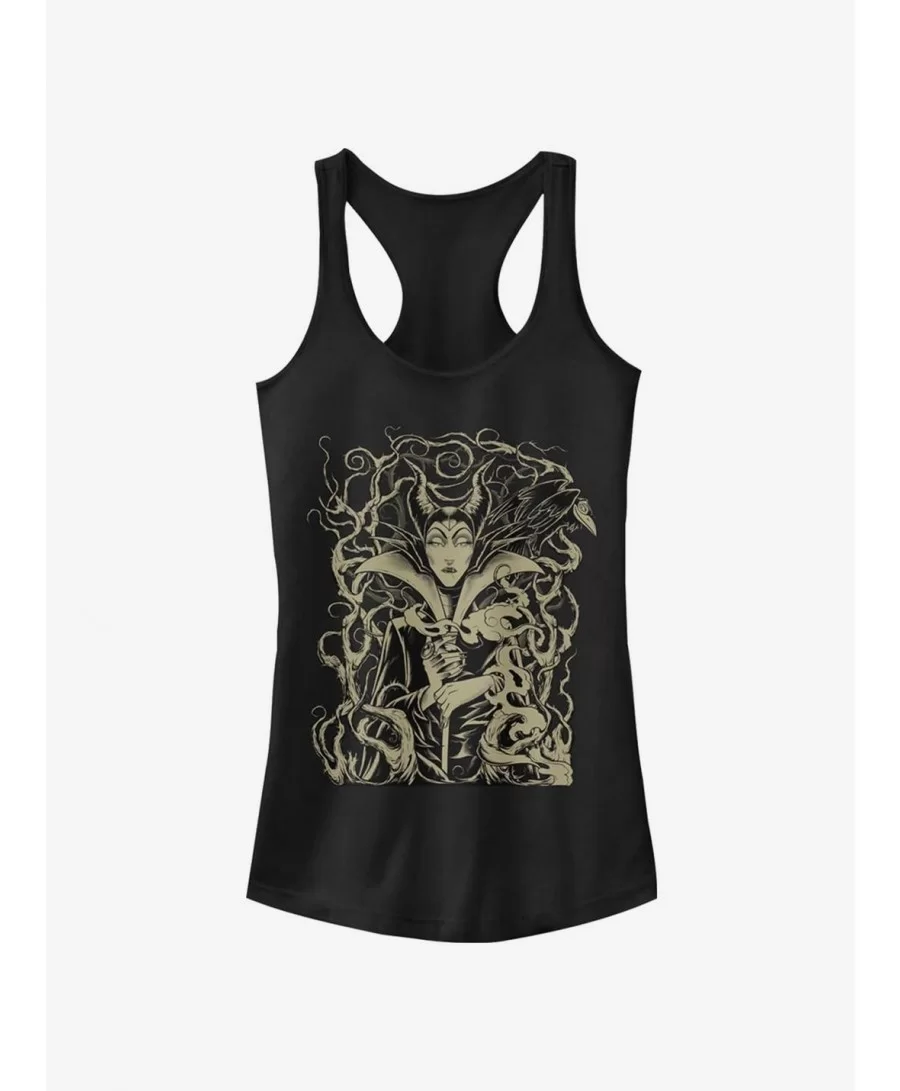 Sale Item Disney Sleeping Beauty Curse Of Maleficent Girls Tank $6.57 Tanks