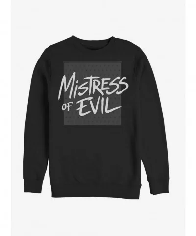 Big Sale Disney Maleficent: Mistress Of Evil Bold Text Sweatshirt $10.63 Sweatshirts