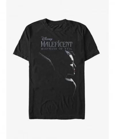 Clearance Disney Maleficent: Mistress Of Evil Smirk T-Shirt $7.65 T-Shirts