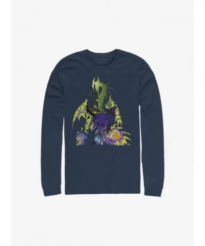 Discount Sale Disney Sleeping Beauty Dragon Form Long-Sleeve T-Shirt $8.42 T-Shirts